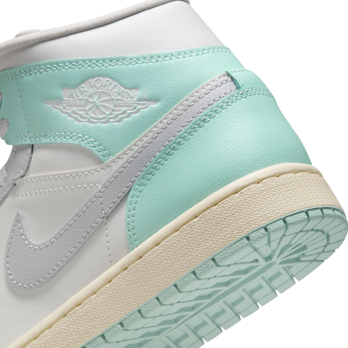 Jordan 1 Mid Football Grey Igloo (Women's)