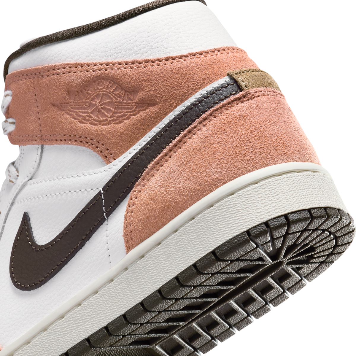 Jordan 1 Mid Light Cognac (Women's)