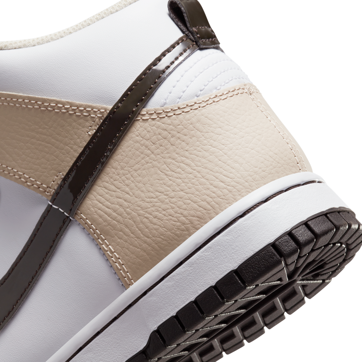 Nike Dunk High White Sanddrift Brown (Women's) | FD9874-100