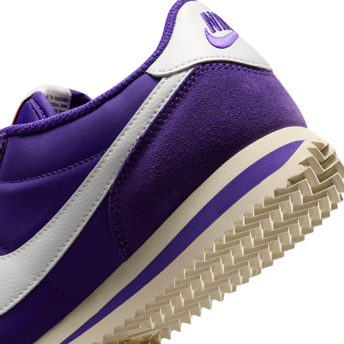 Nike Cortez Textile Field Purple Alabaster Safety Orange Summit White (Women's) | DZ2795-500