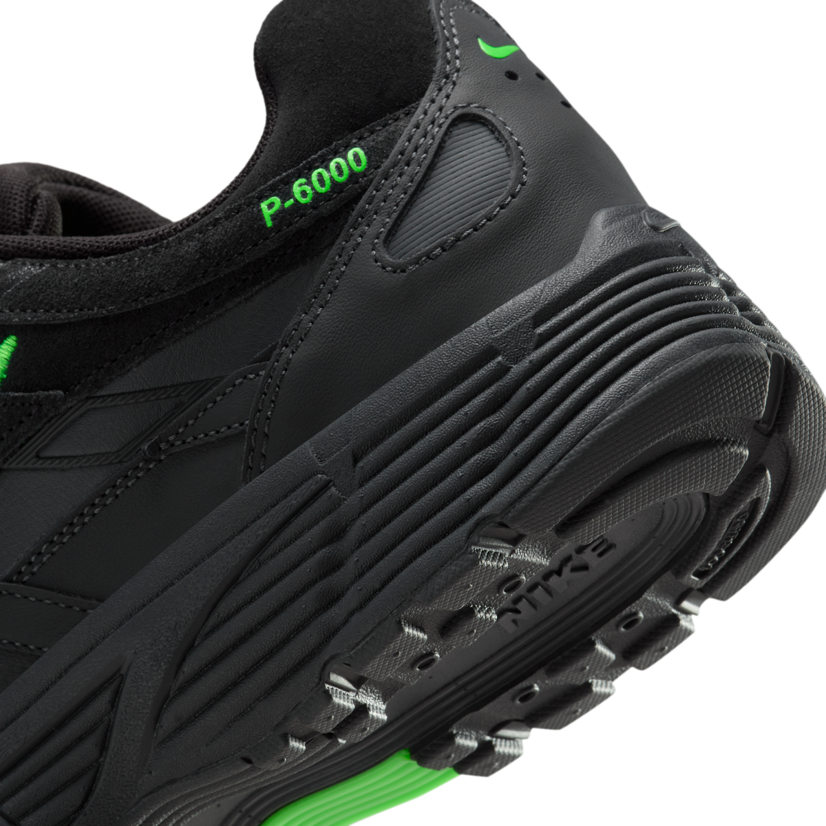 Nike P-6000 PRM Black Green Strike