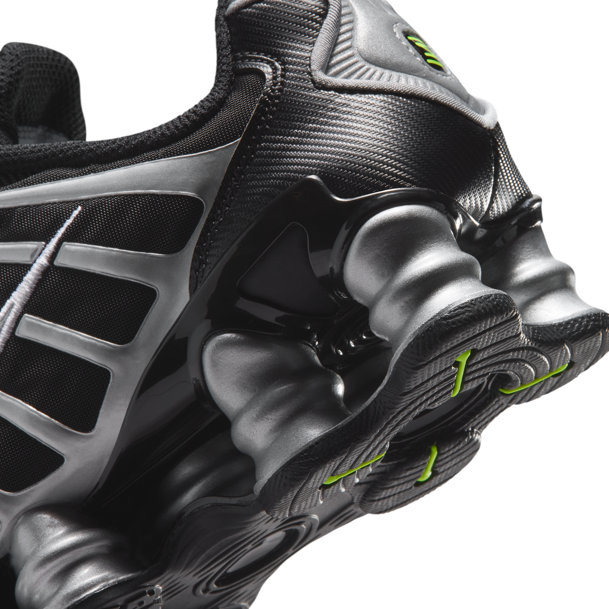 Nike Shox TL Black Volt Metallic Silver (GS) | IQ0314-010