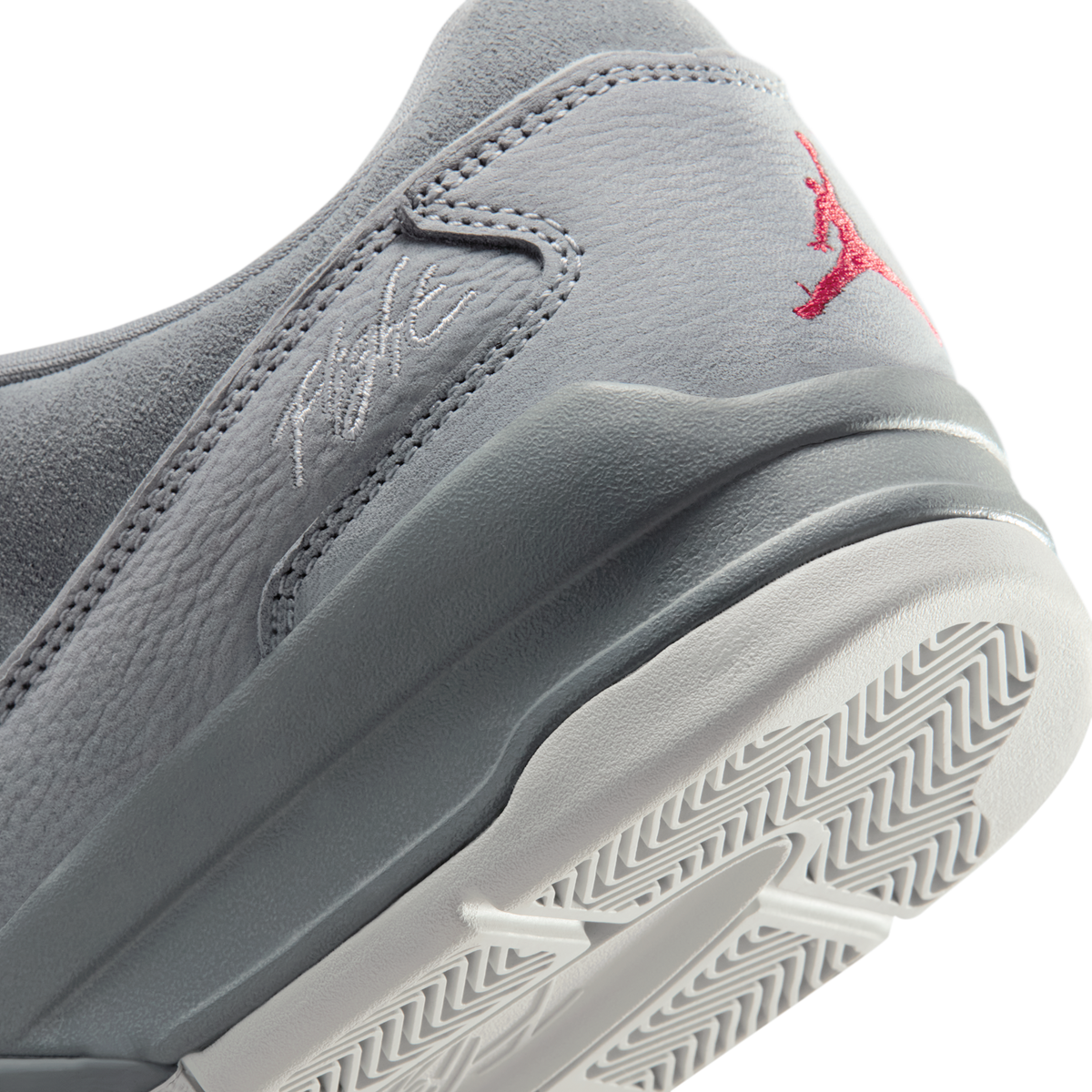 Jordan Flight Court Cool Grey Varsity Red