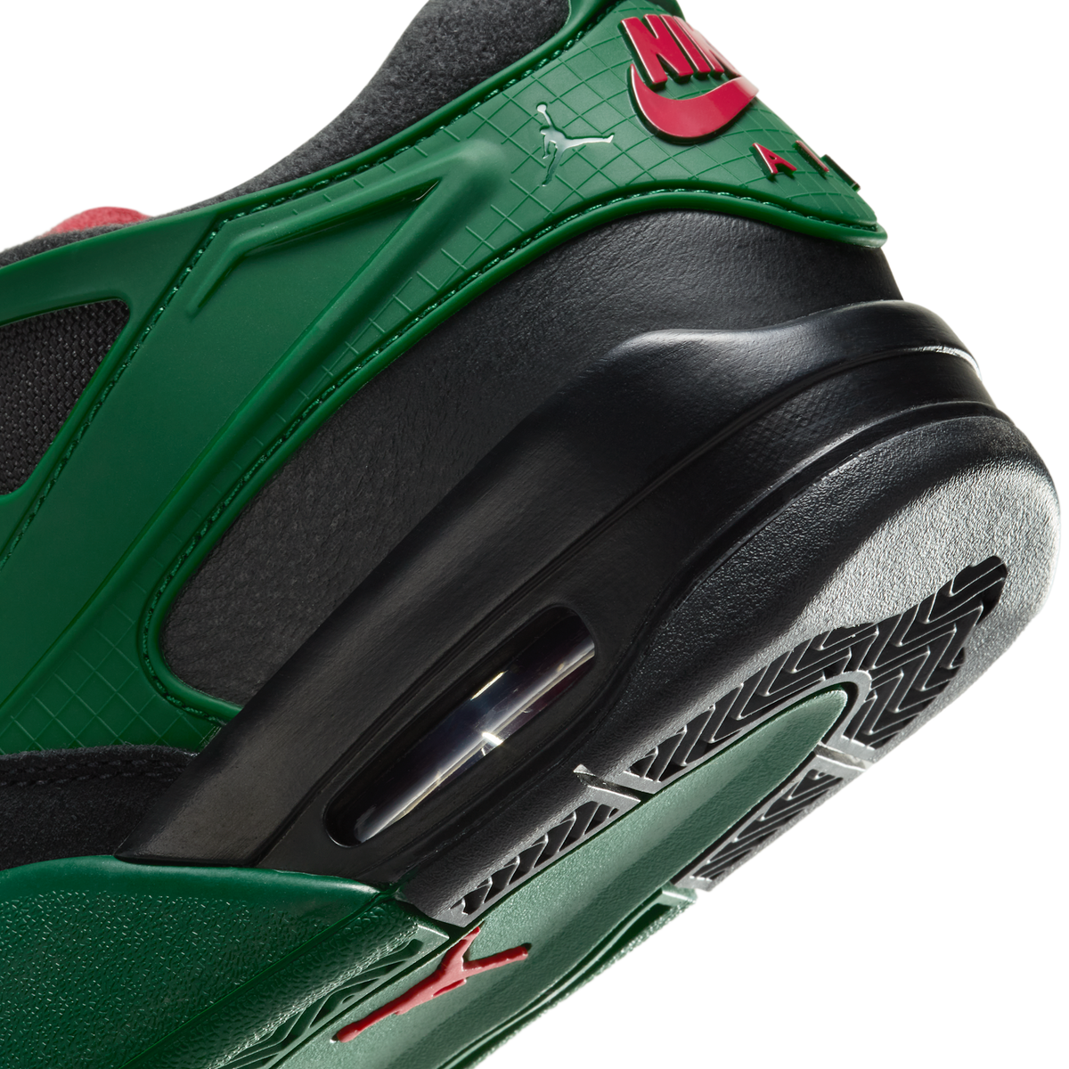 Jordan 4 RM Black Gorge Green Varsity Red (GS)