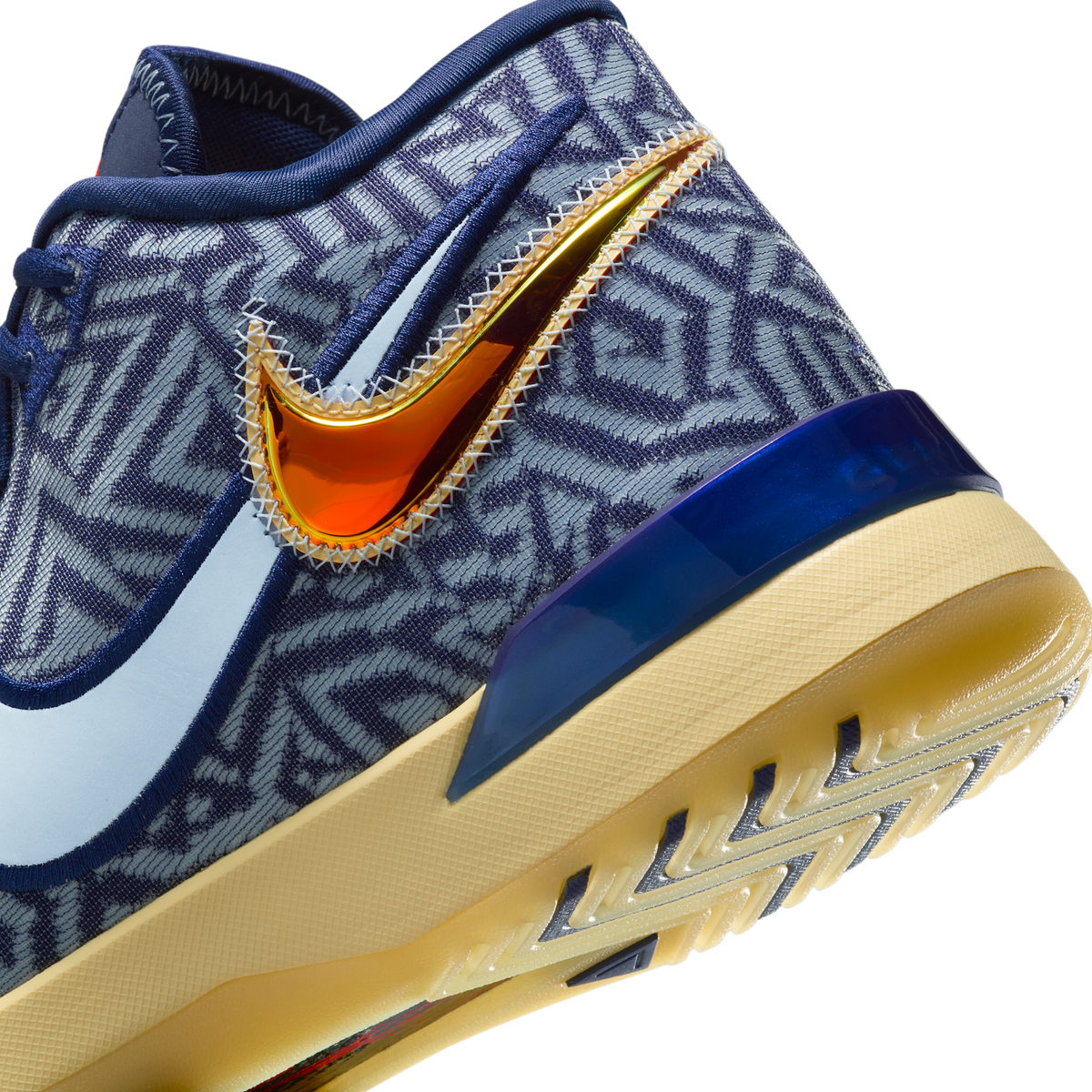 Nike LeBron NXXT Genisus Midnight Navy Soft Yellow Bright Crimson Light Armory Blue