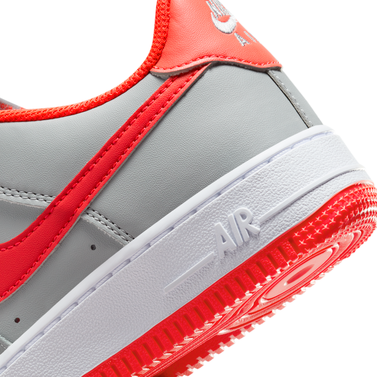 Nike Air Force 1 Low Light Smoke Bright Crimson (GS)