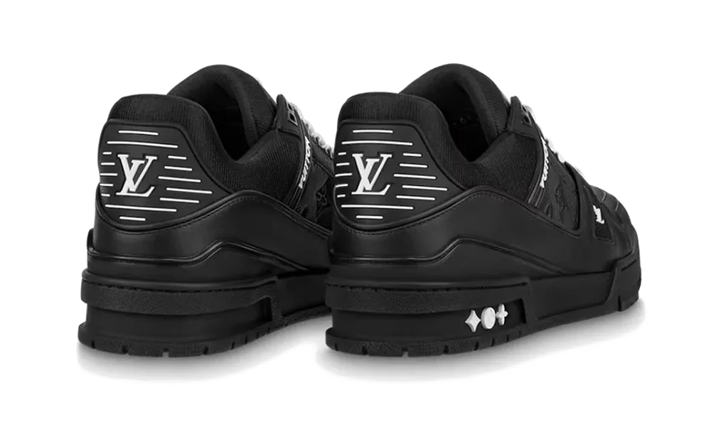 Louis Vuitton Trainer Black Embossed Monogram
