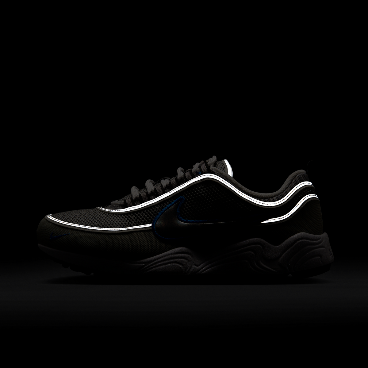 Nike Air Zoom Spiridon SP Metallic Silver Blue | HF9117-003