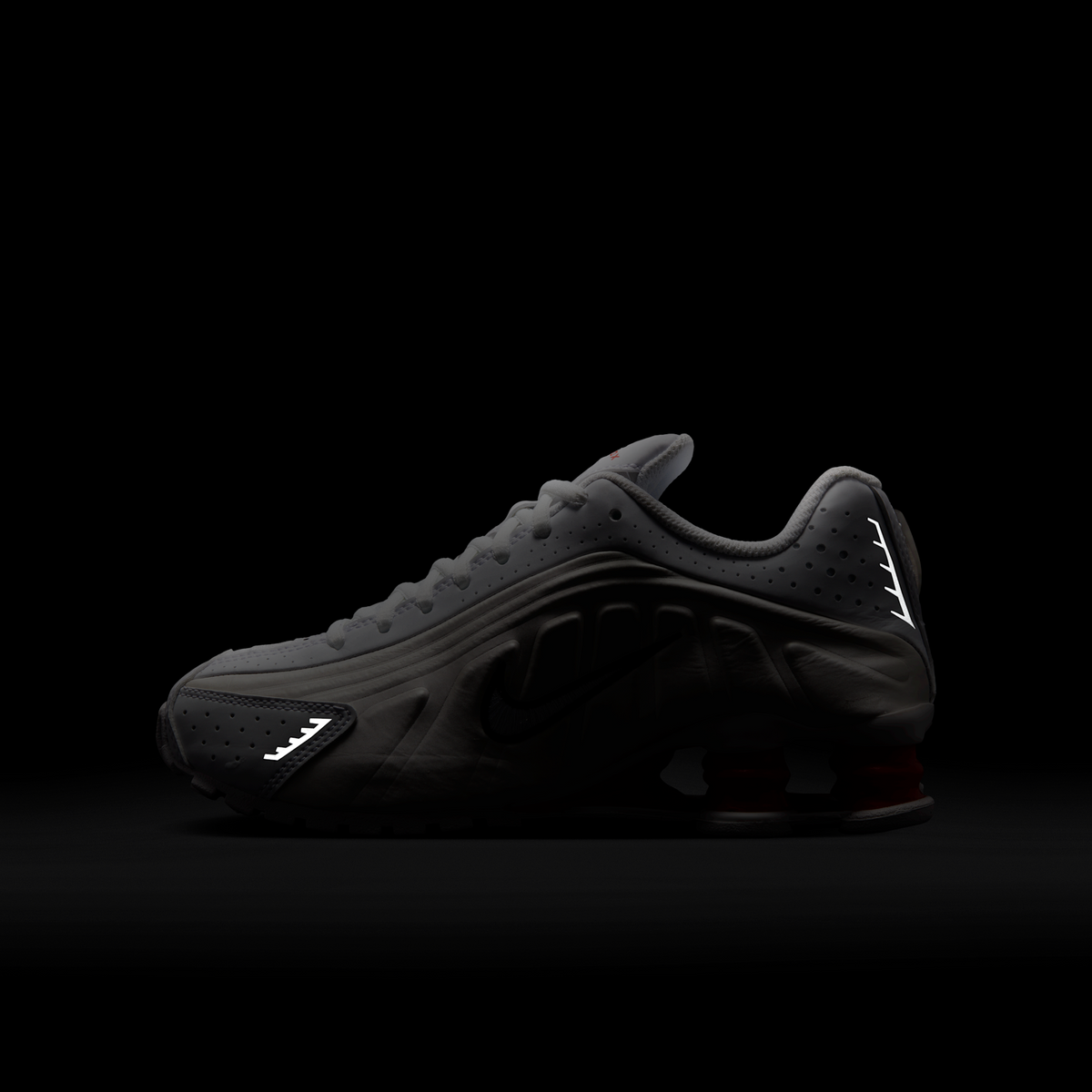Nike Shox R4 White Phantom Picante Red (GS)