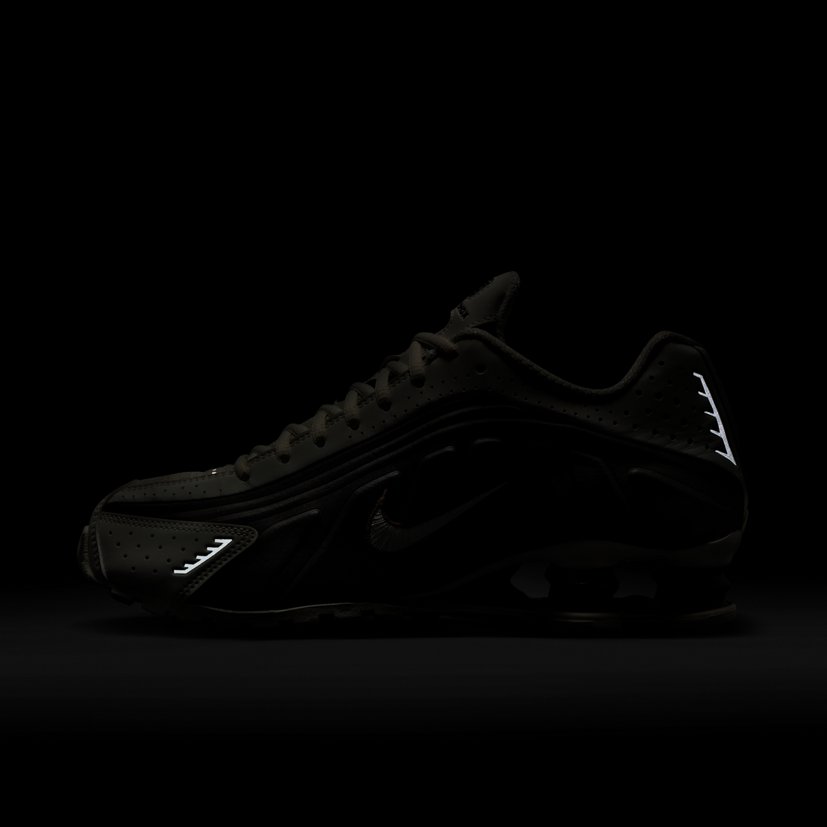 Nike Shox R4 Sail Fauna Brown (Women's) | AR3565-104