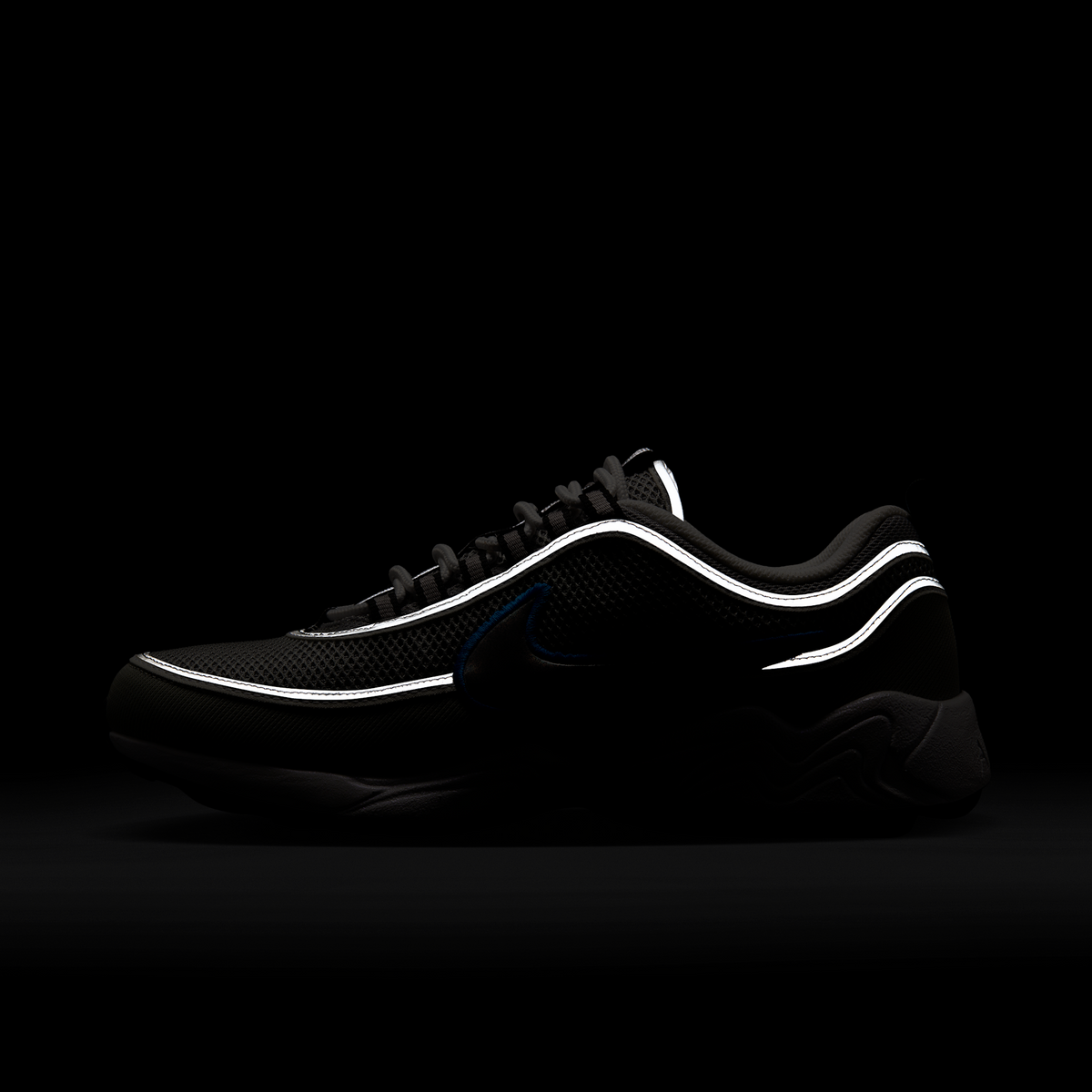 Nike Air Zoom Spiridon SP Metallic Silver Blue | HF9117-003