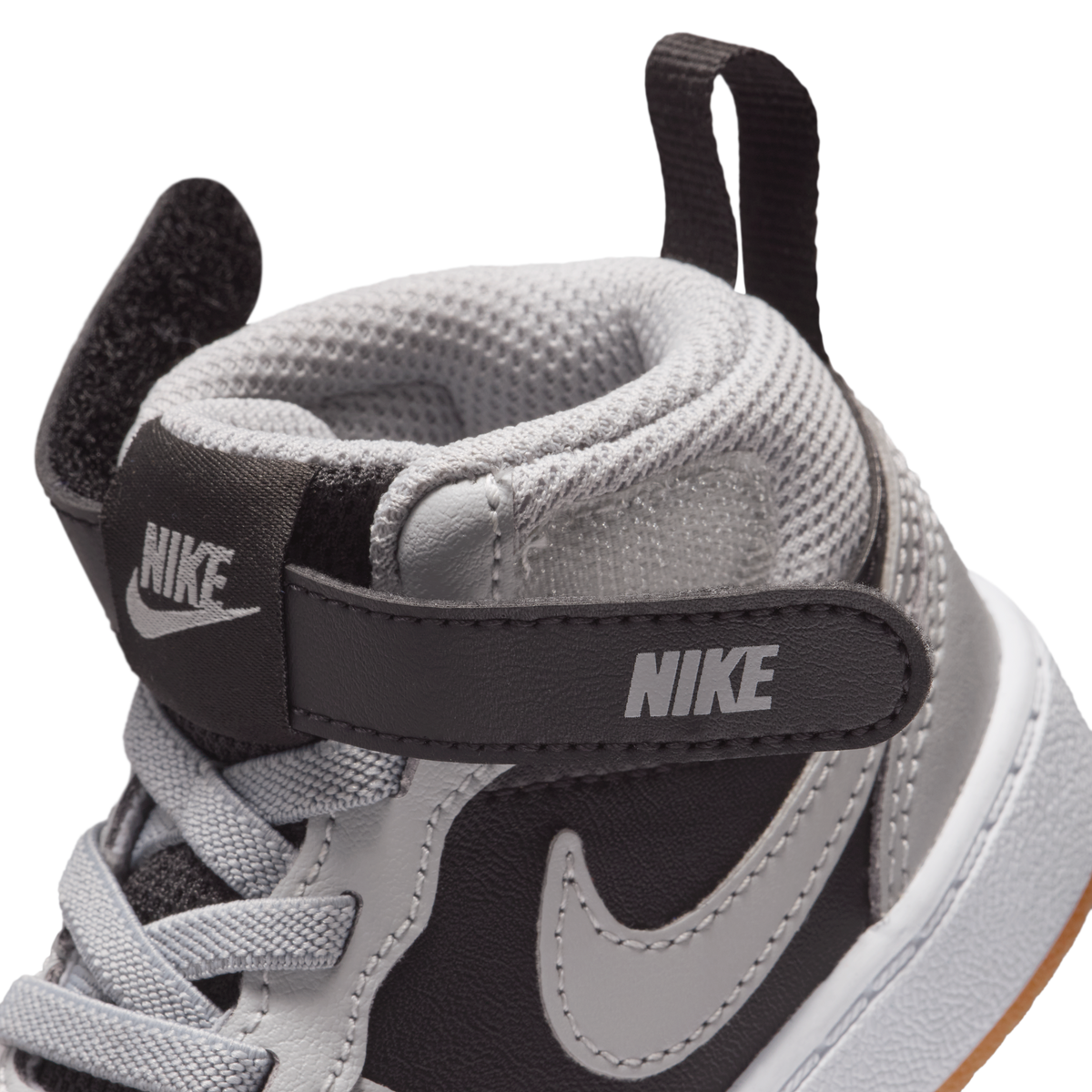 Nike Court Borough Mid 2 Black Light Smoke Grey Gum (TD)