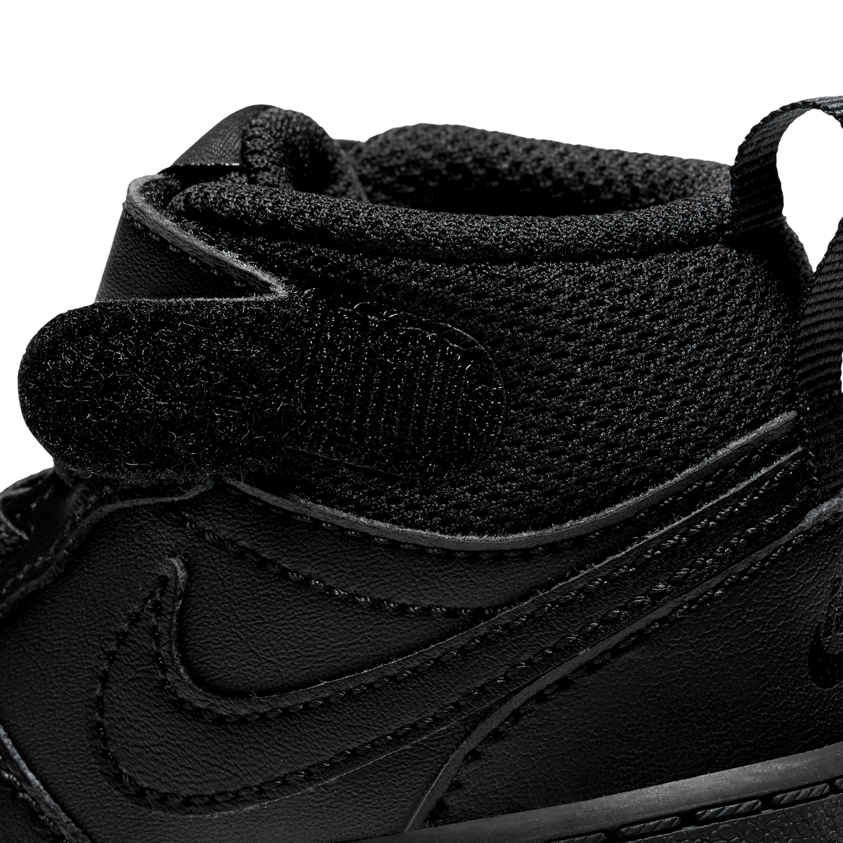 Nike Court Borough Mid 2 Triple Black (TD)