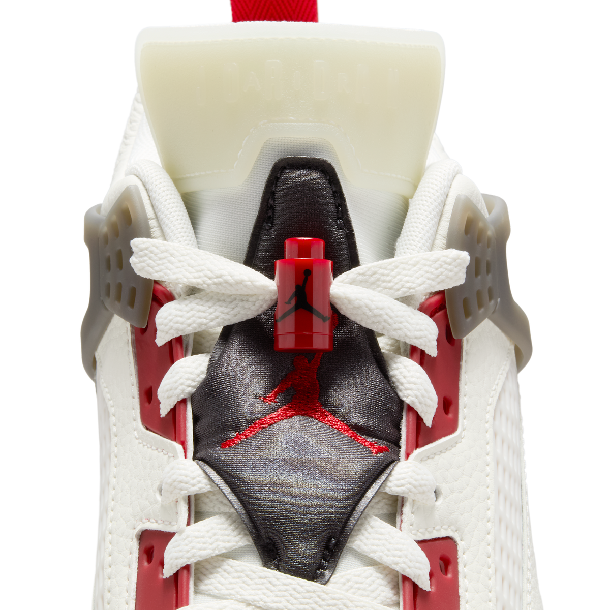 Jordan Spizike Low Sail Anthracite Coconut Milk Varsity Red