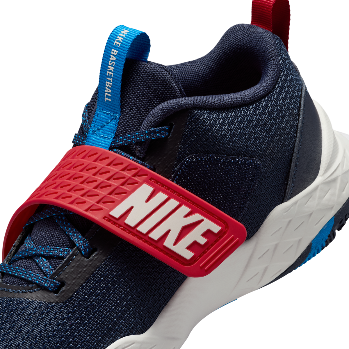 Nike Team Hustle D 12 Team Navy University Red Sail (GS)