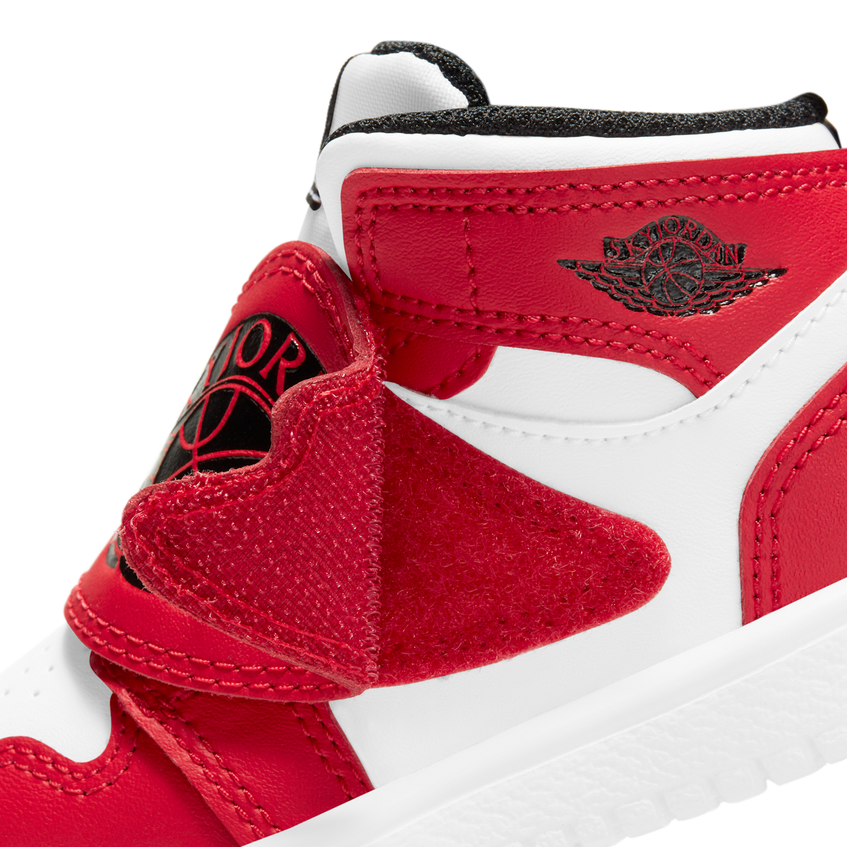 Sky Jordan 1 White Black University Red (TD)