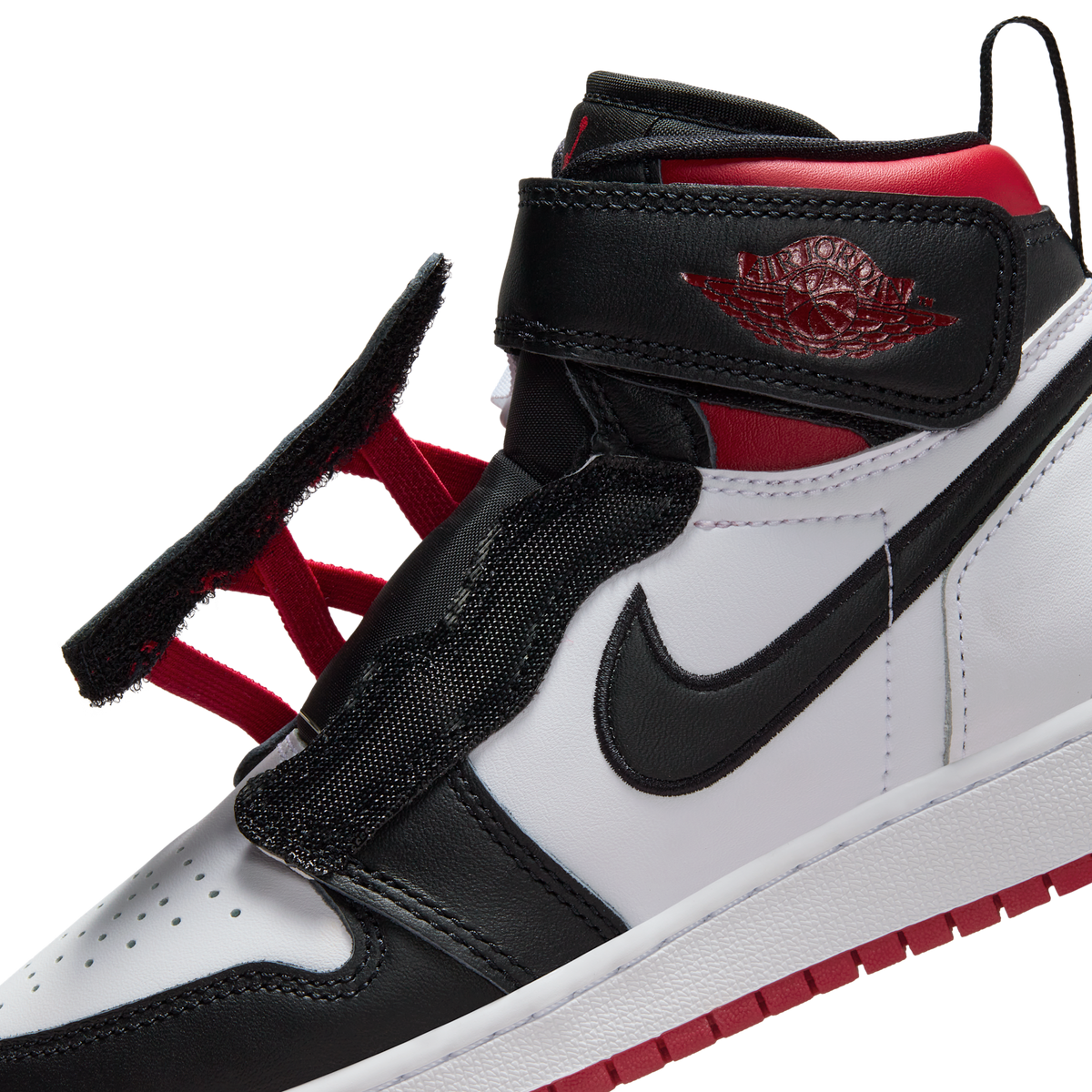 Jordan 1 High FlyEase Gym Red Black Toe (GS)