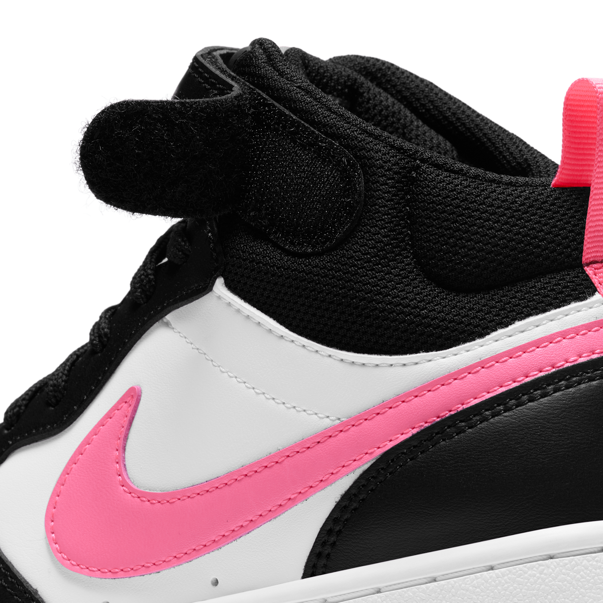 Nike Court Borough Mid 2 Black White Sunset Pulse (GS) | CD7782-005