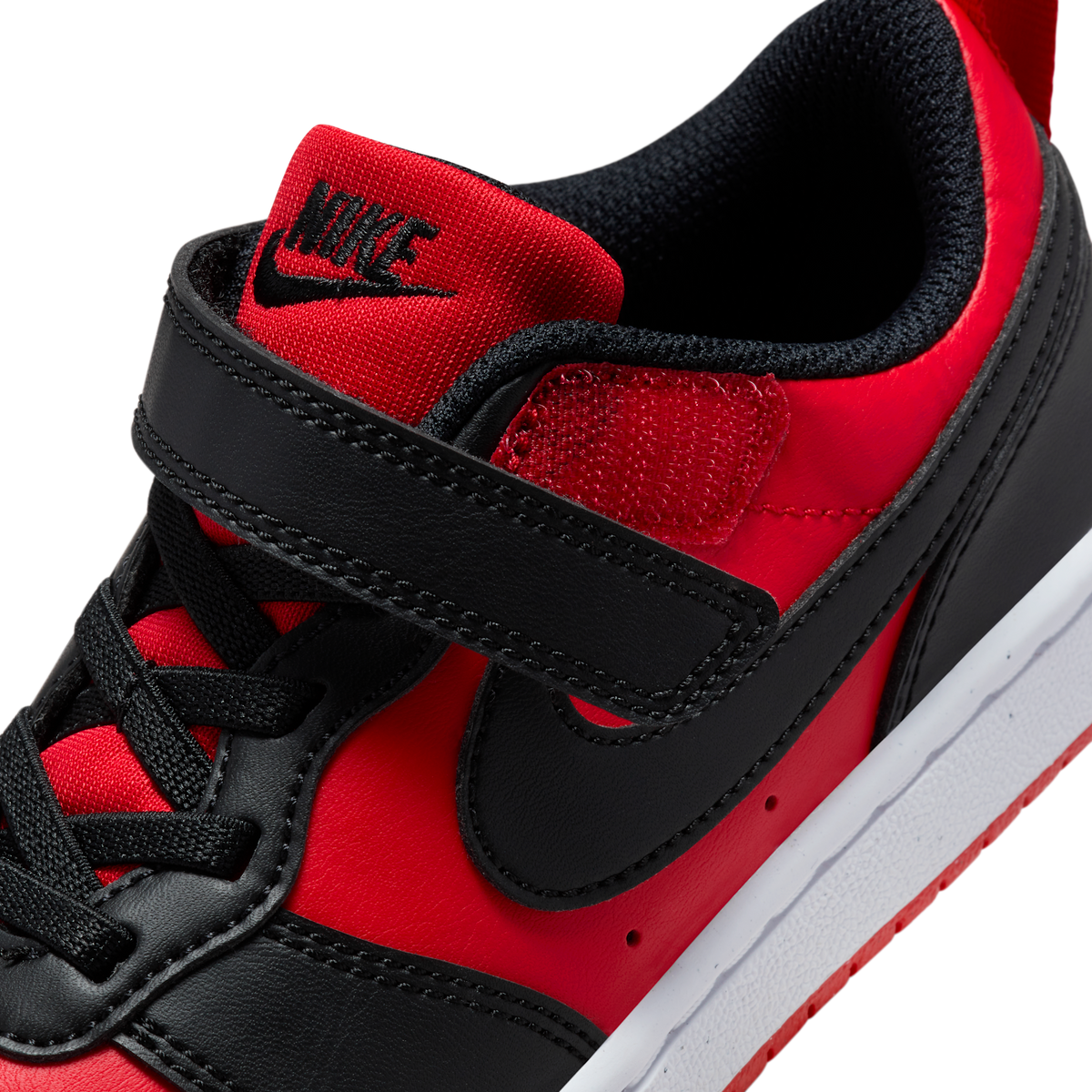 Nike Court Borough Low Recraft University Red Black (PS)