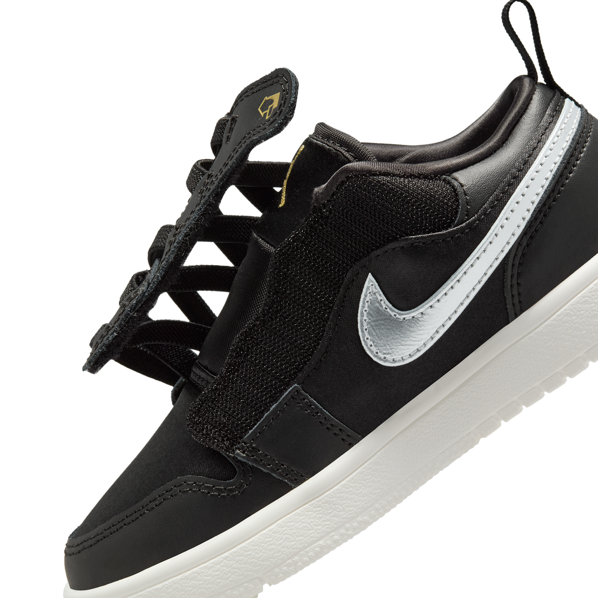 Jordan 1 Low Alt SE Black Silver Sail Gold (PS)
