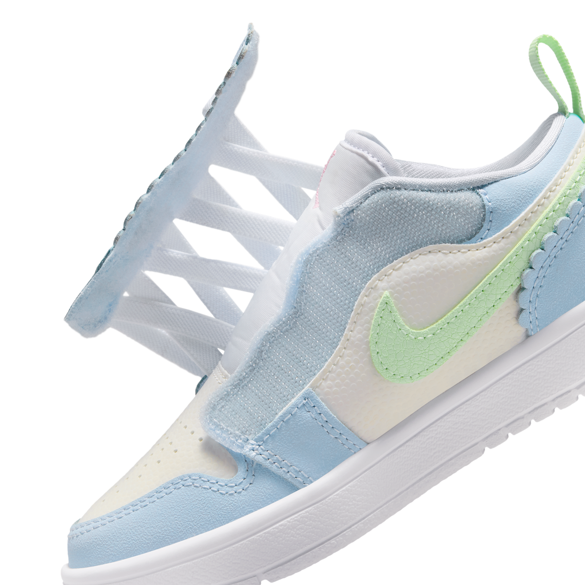 Jordan 1 Low ALT SE Half Blue Sail Vapor Green (PS)