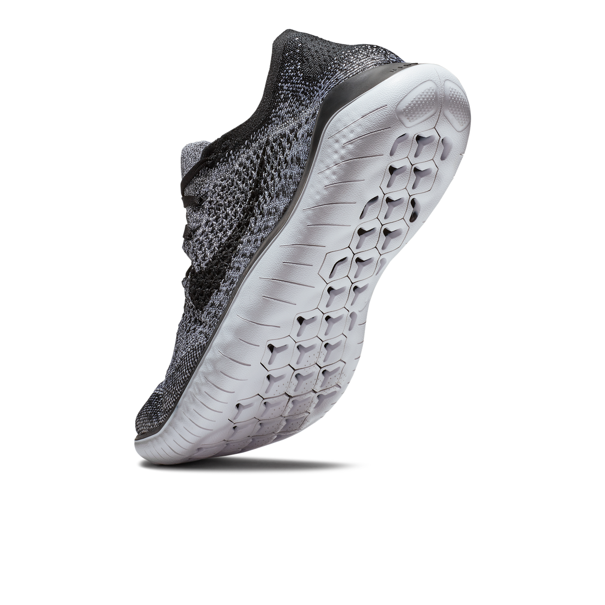 Nike Free RN Flyknit 2018 Black White Ombre