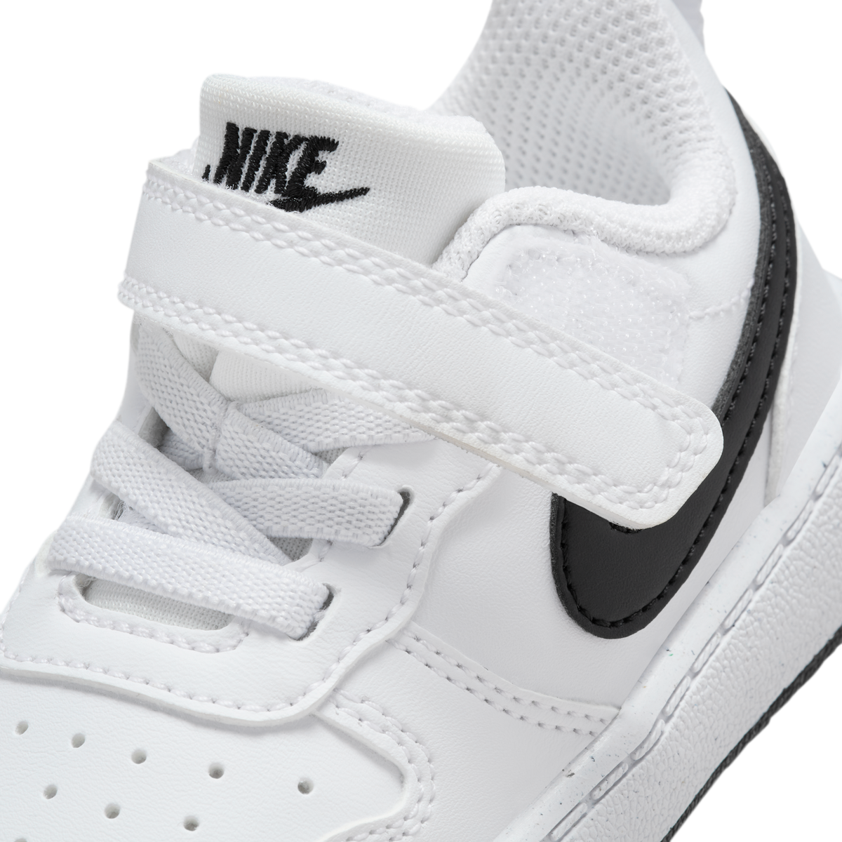 Nike Court Borough Low Recraft White Black Swoosh (TD)