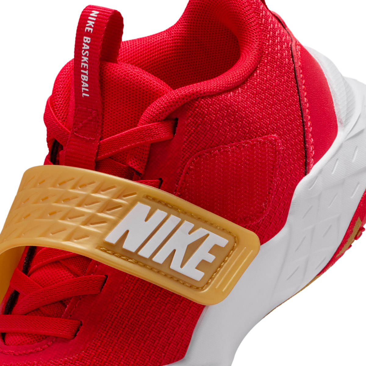 Nike Team Hustle D 12 University Red Metallic Gold (PS)