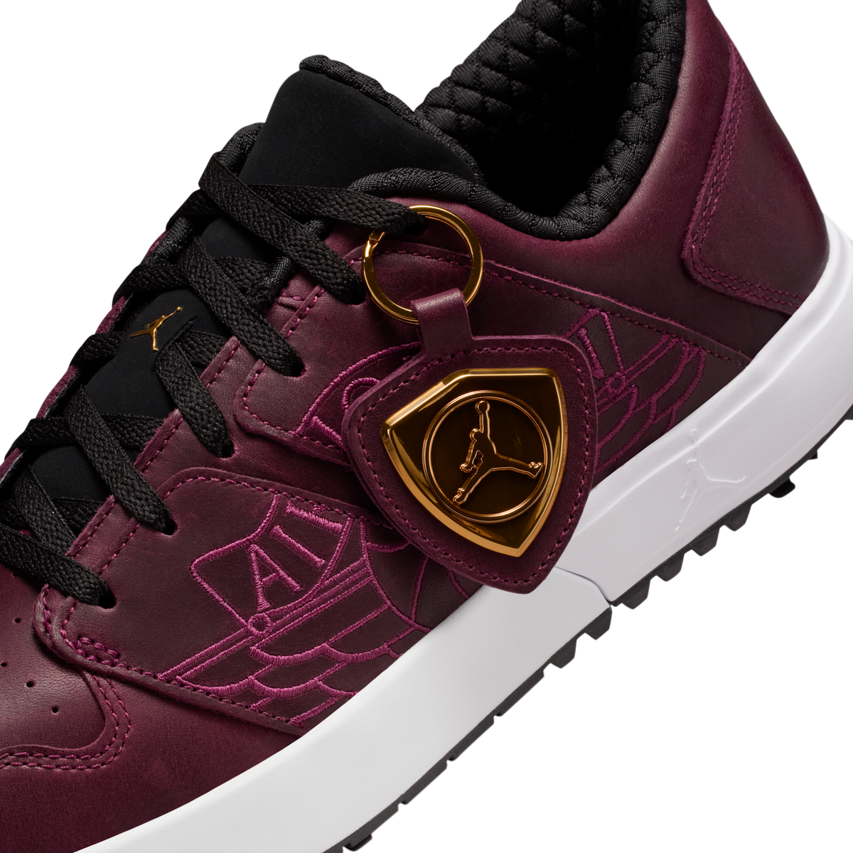 Jordan Nu Retro 1 Low Golf Bordeaux