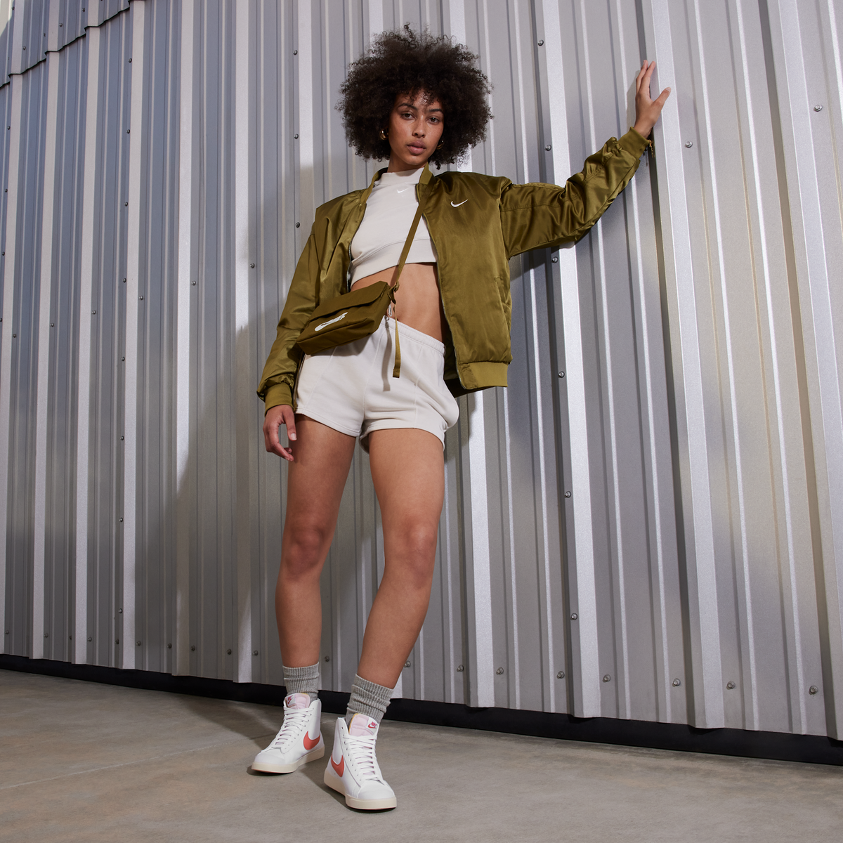 Nike Blazer Mid 77 White Adobe Red Stardust Sail (Women's)