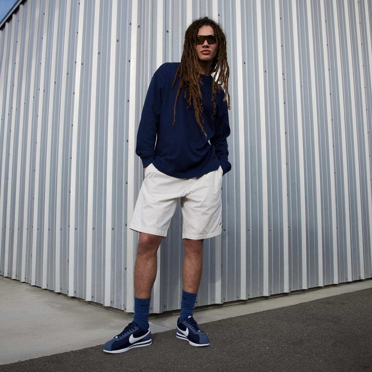 Nike Cortez TXT Midnight Navy | HF0263-400