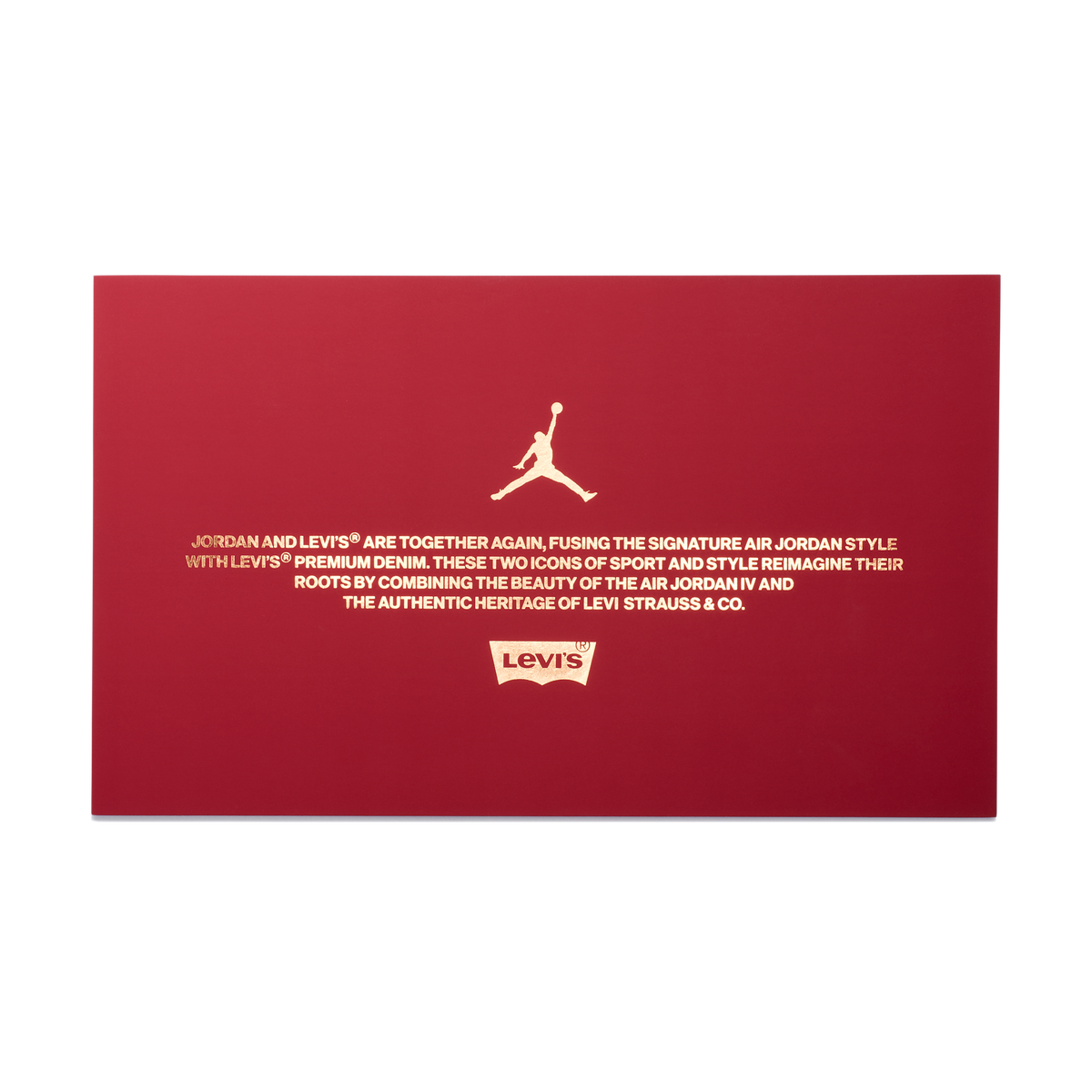 Jordan 4 Retro Levi's Denim (Tag with Levi's Logo)