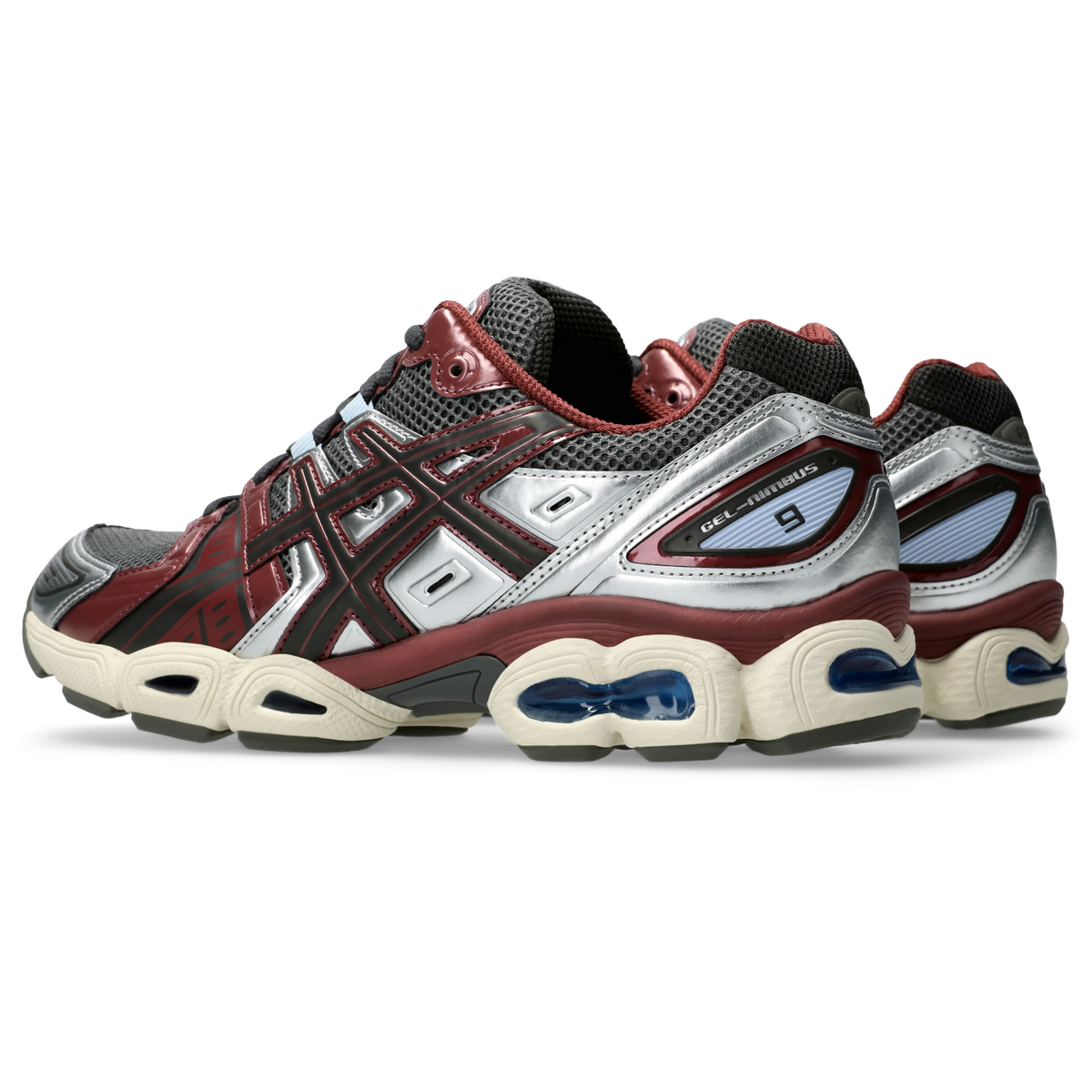 ASICS Gel-Nimbus 9 Truffle Grey Dark Cherry
