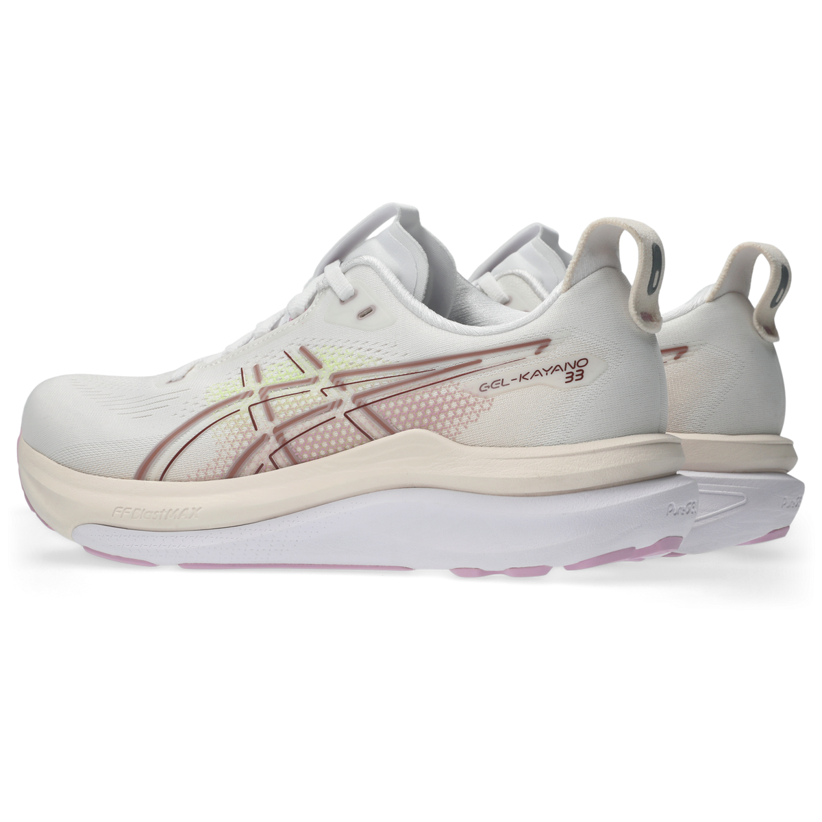 ASICS Gel-Kayano 33 White Hazy Lilac (Women's)