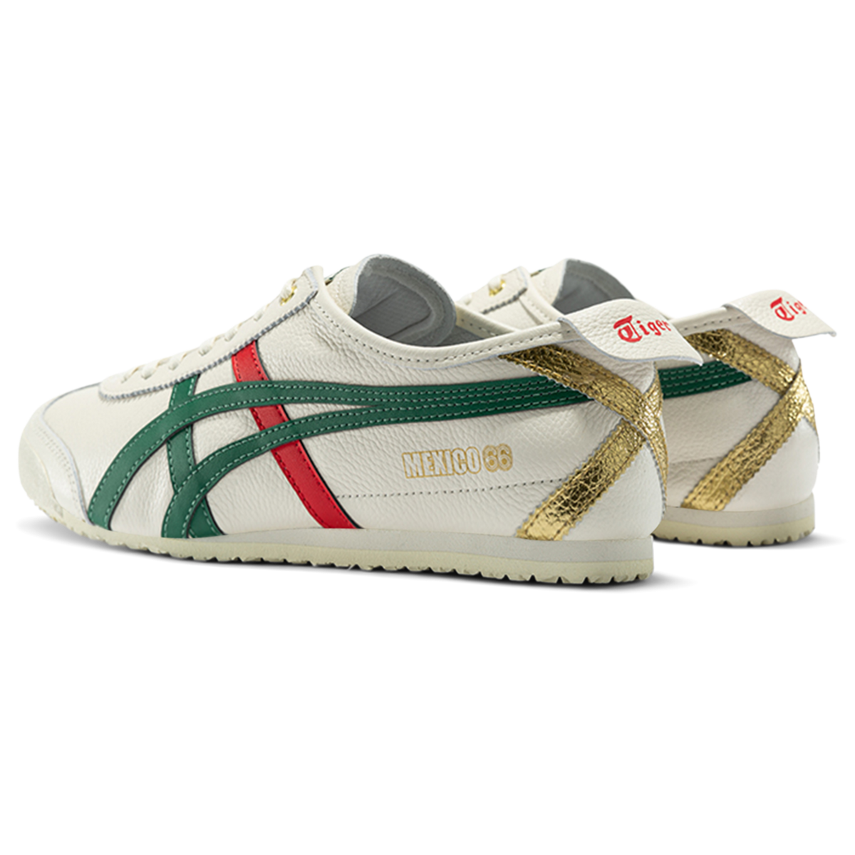 Onitsuka Tiger Mexico 66 Birch Kale Red Gold