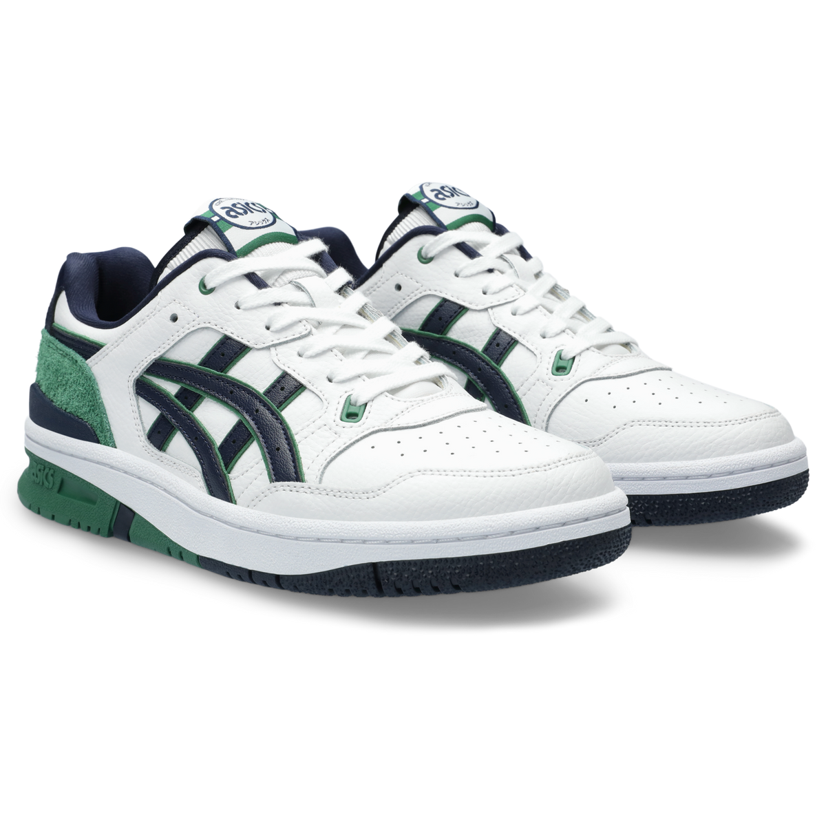 ASICS EX89 White Midnight Green