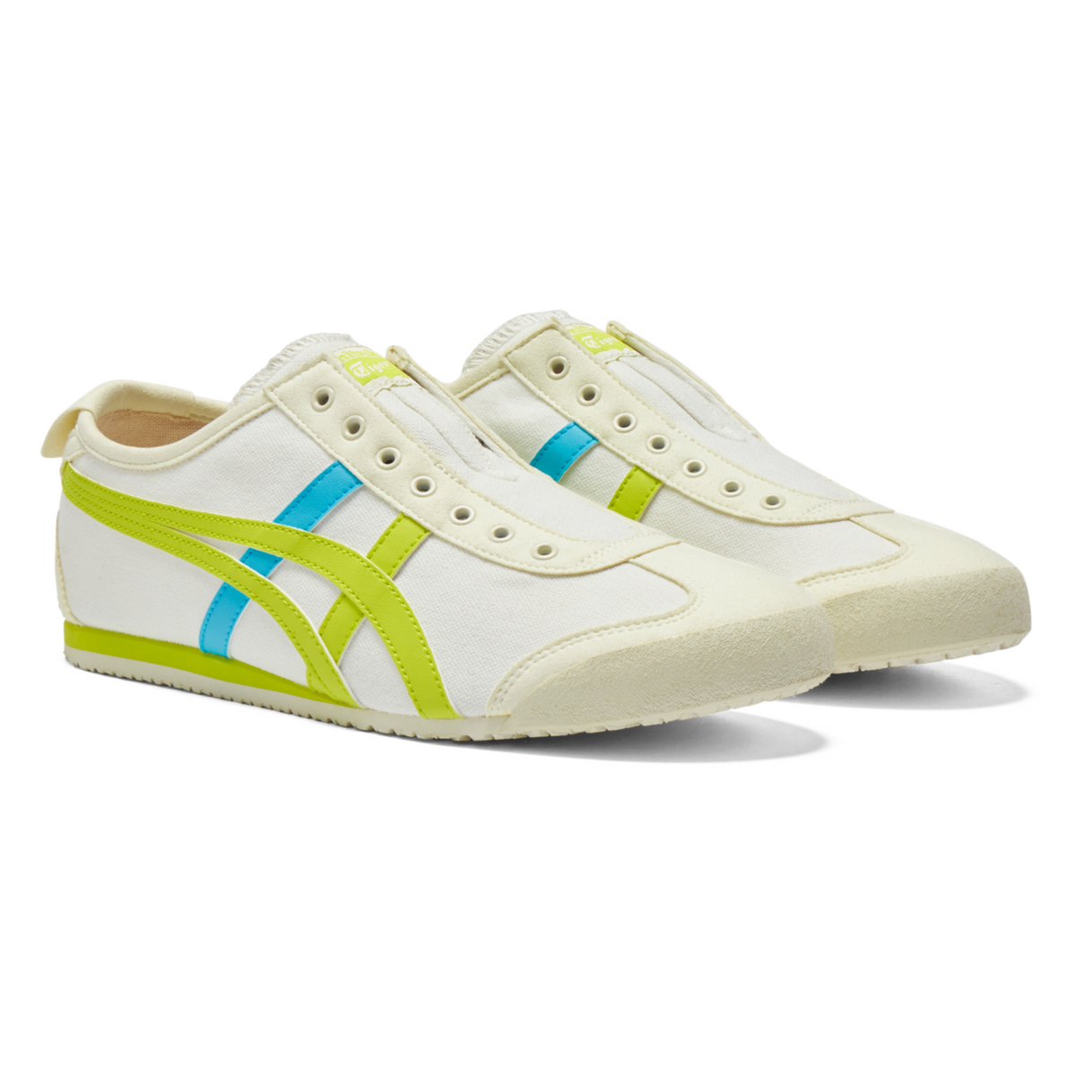 Onitsuka Tiger Mexico 66 Slip-On Cream Neon Lime