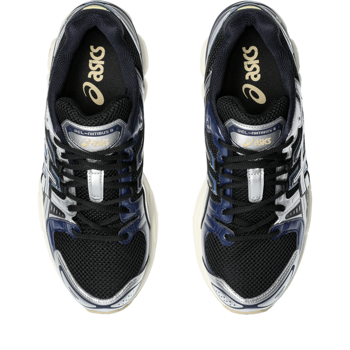 ASICS Gel-Nimbus 9 Black Pure Silver Blue