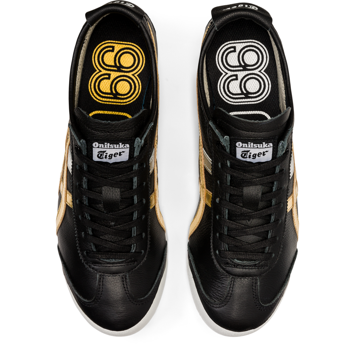 Onitsuka Tiger Mexico 66 Black Gold Silver