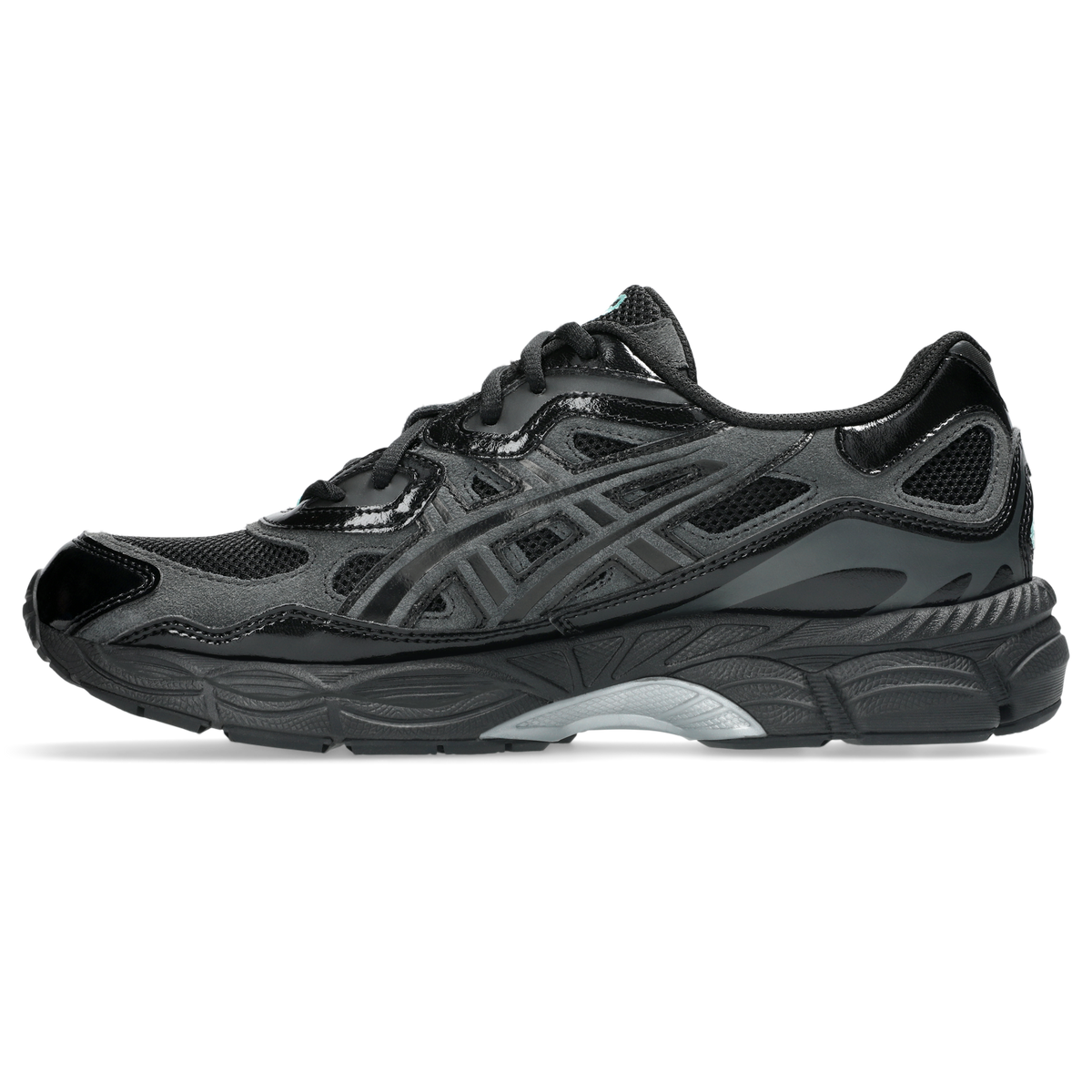 ASICS Gel-NYC Black Graphite Grey Light Blue