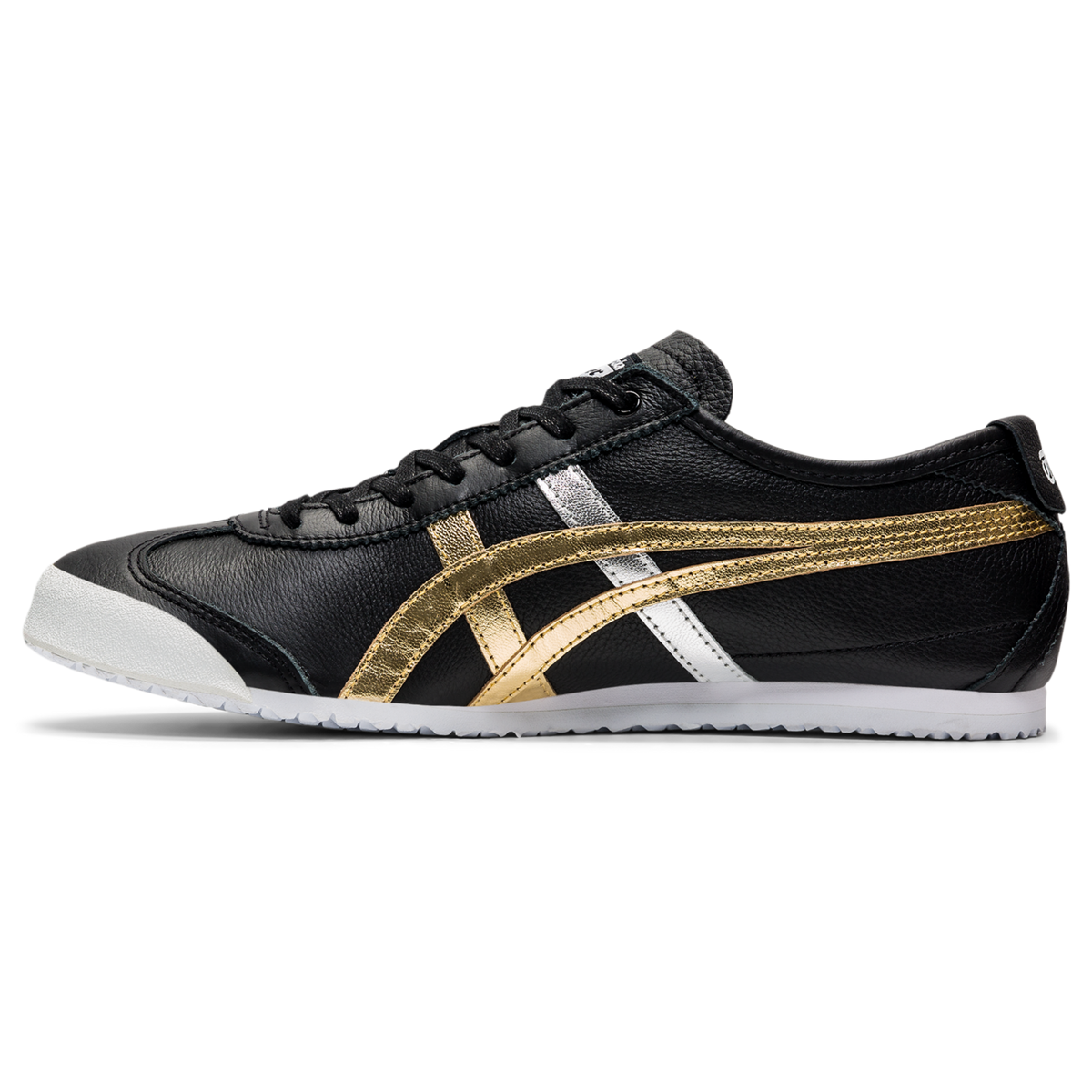 Onitsuka Tiger Mexico 66 Black Gold Silver