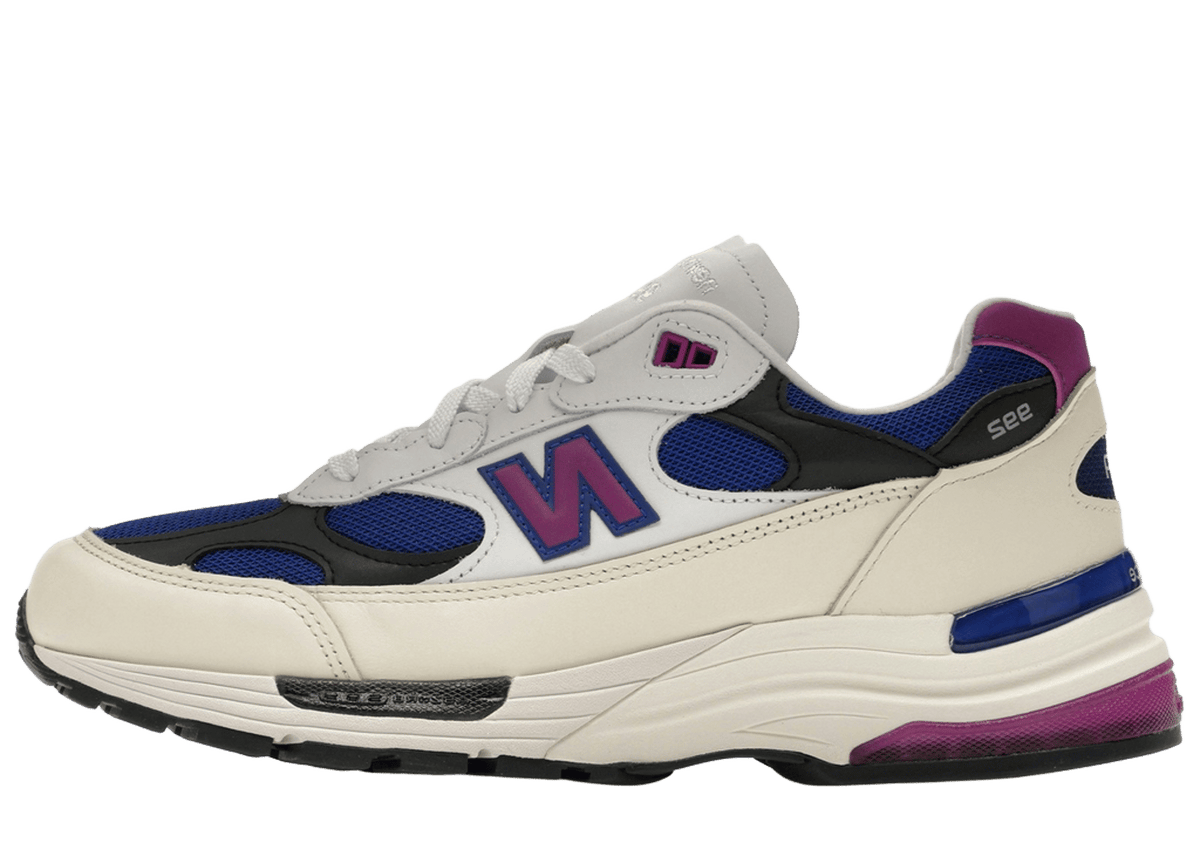 New Balance 992 MiUSA White Royal Purple Fuchsia