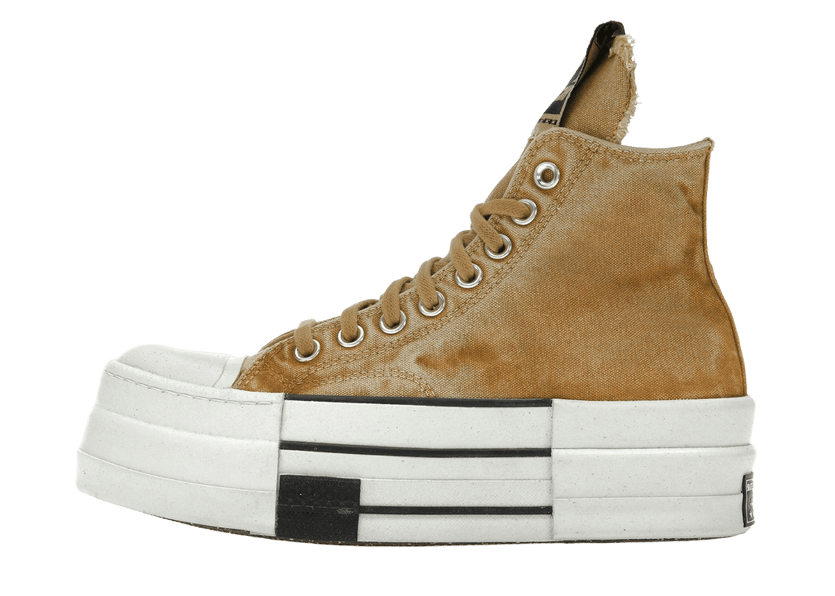 Converse DBL DRKSTAR Chuck Taylor All Star 70 Hi Rick Owens DRKSHDW Overdye Blonde