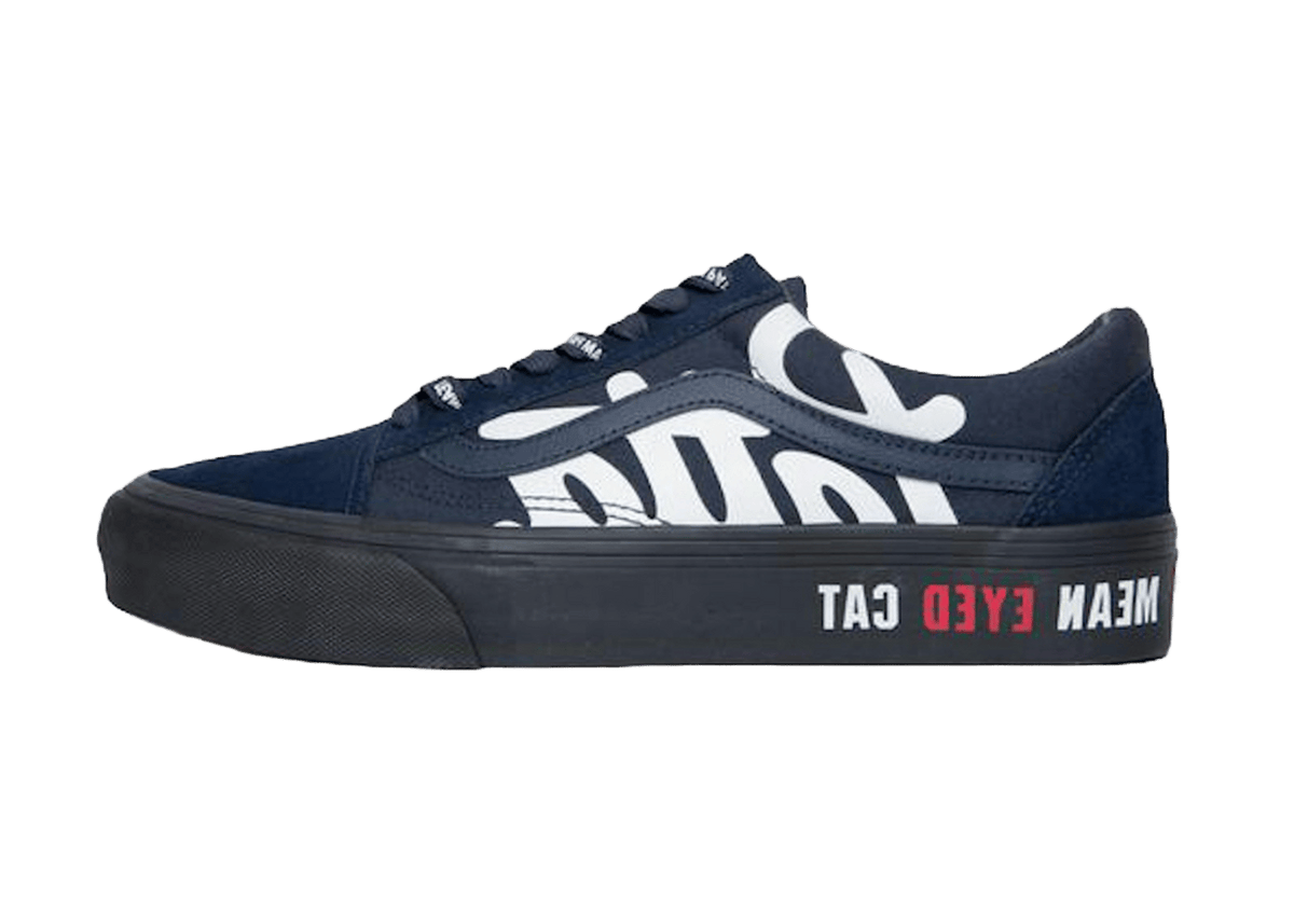 Vans UA Old Skool VLT LX Patta Mean Eyed Cat Salute Navy