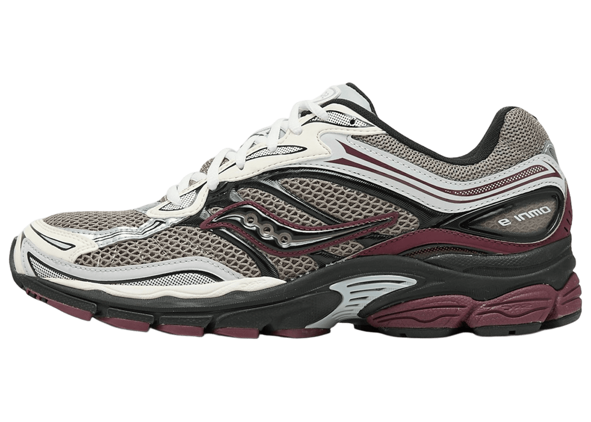 Saucony ProGrid Omni 9 Tomorrow, Meet Yesterday Pack Tan Maroon