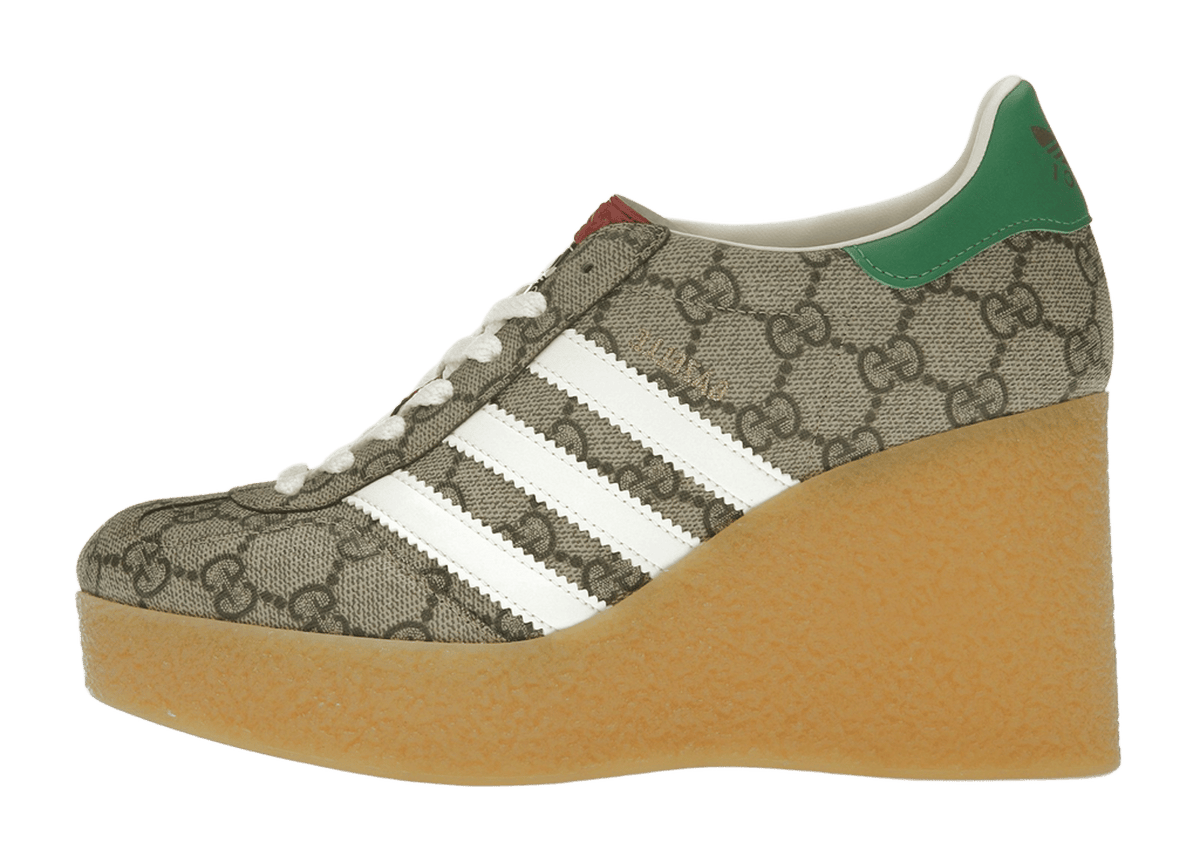 adidas x Gucci Gazelle Wedge Beige GG Monogram (Women's)