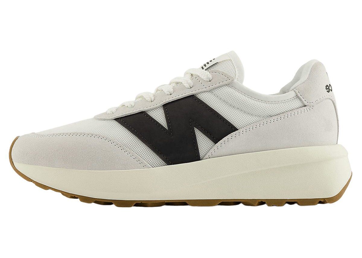 New Balance 370 Sea Salt Black Cement Gum
