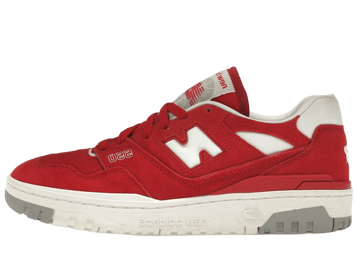 New Balance 550 Suede Pack Team Red