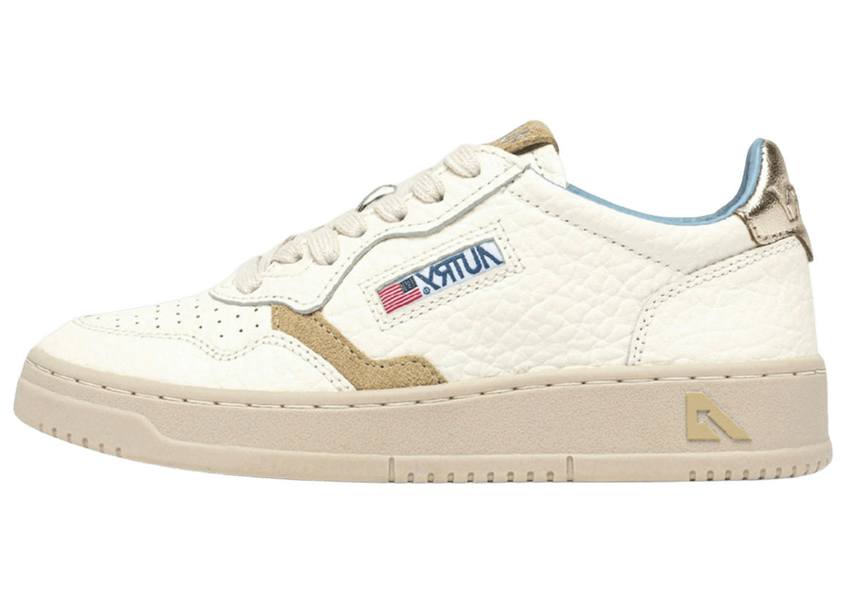 Autry Medalist Low Platinum Leather Soft Sponge (Women's)