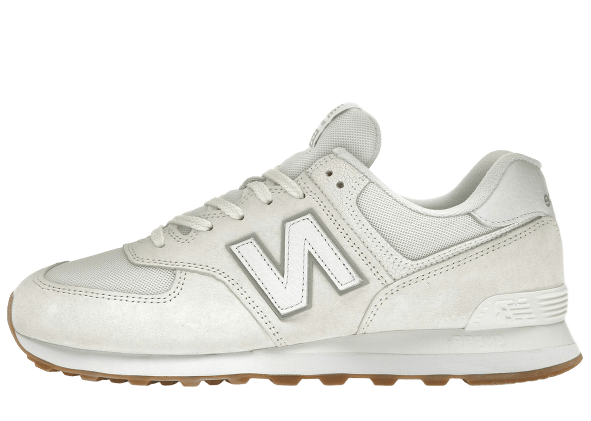 New Balance 574 Sea Salt White Concrete